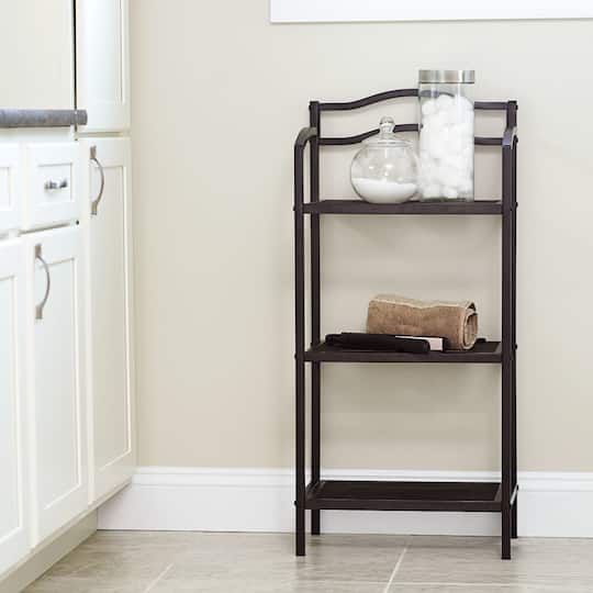 Household Essentials 3-Tier Metal Bathroom Storage Shelf
